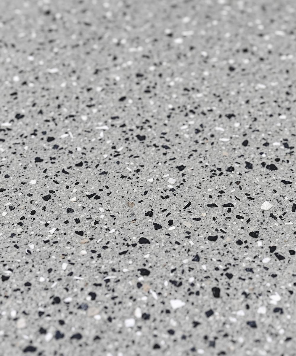 Close up of anti-slip quartz aggregate resin floor texture